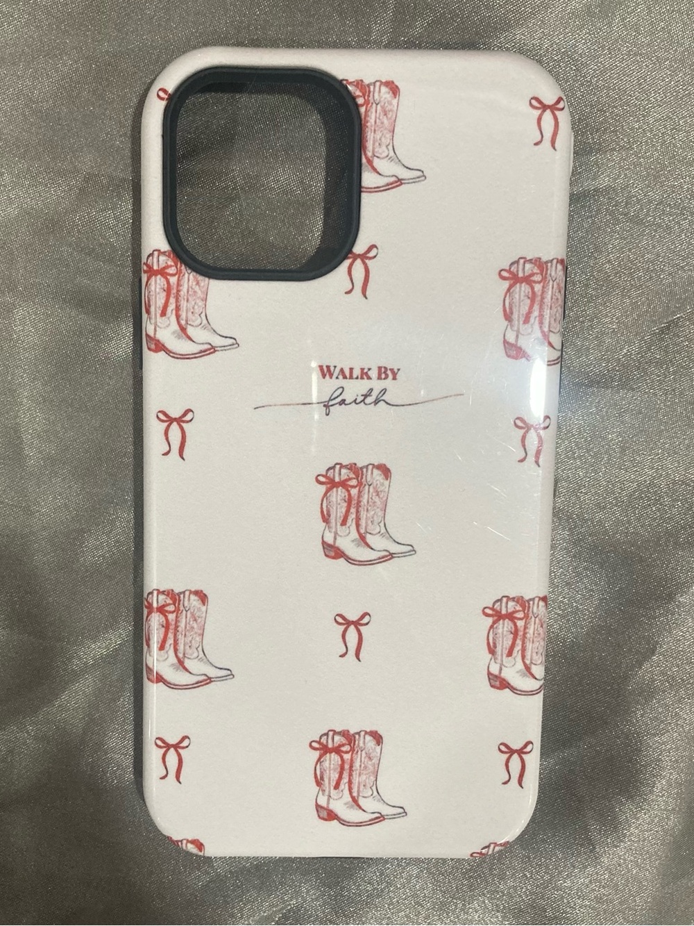 Walk By Faith Printed Phone Case - Inspirational Bible quotes Religious Faith